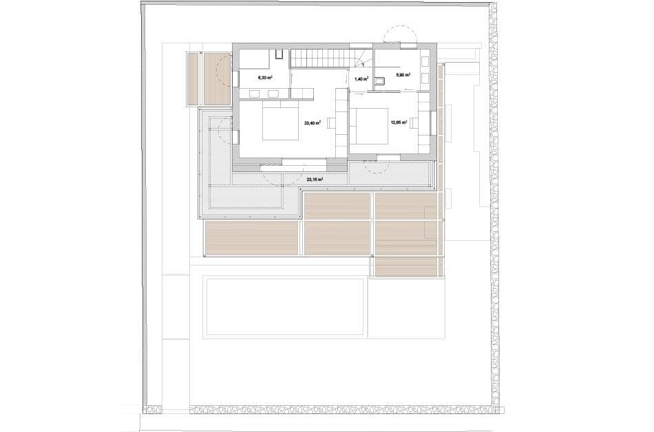Parcela con proyecto de vivienda unifamiliar aprobada en Cap des Moro cerca de S' Amarador – foto 2